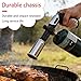 Propane Torch Gun Adjustable Flame With Safety Lock One Touch Ignition High Heat Tool Designed For Cooking BBQ Steak Searing Welding Outdoor Tasks black 2pcs