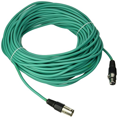 Seismic Audio - Saxlx-100 - 100' Green Xlr Male To Xlr Female Microphone Cable - Balanced - 100 Foot Patch Cord #TOP14