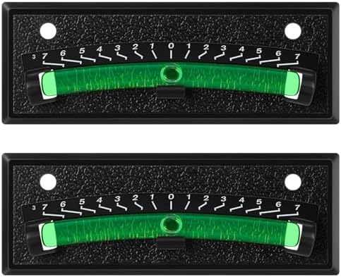 2-Pack RV Level Bubble, High Visibility Graduated Scale Leveling System for RV, Camper, Trailer, Motorhome - Precision Adhesive Mounted Level with Dual Installation (Screws & Adhesive)