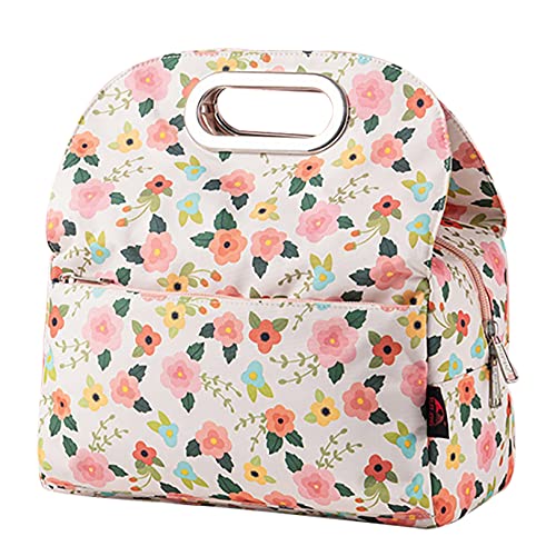 Enkrio お弁当袋 ランチバッグ 保温 保冷バッグ 弁当箱ハンドバッグ 断熱バッグ 大容量 かわいい 弁当バッグ クーラバッグ 子供 通勤 通学 持ち運びに便利 遠足 出かけ用