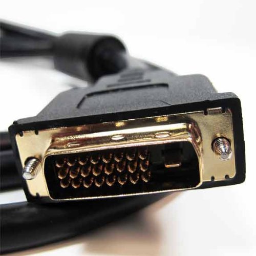 Aya 3Ft (3 Feet) Dvi-D Dual Link 24+1 Digital Video Male To Female Extension Cable With Ferrites #TOP2