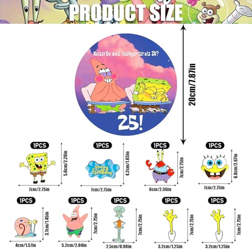 Tortenaufleger Foto 25th,Zuckerbild mit Kompatibel,Kuchen Dekoration Cake Topper,Tortenbilder Essbar Foto,Cake Decoration 25th,Foto Kuchen Tortenaufleger,Party Supplies Dekor Gefälligkeiten