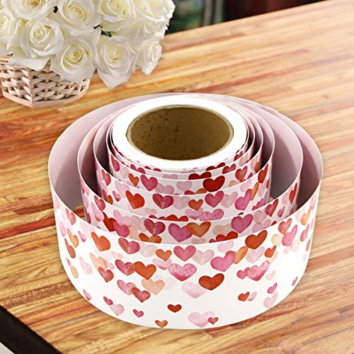 Valentines Day Bulletin Board Borders Water Color Heart Classroom Decorations #TOP3