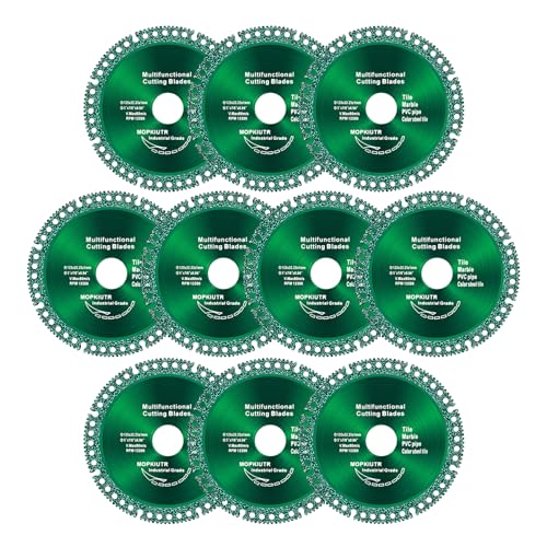 10 Pack 5 Inch Indestructible Disc 2.2 for Angle Grinder 7/8'', Indestructible Disc for Grinder,Composite Multifunctional Cutting Discs for Smooth Cutting? Chamfering? Grinding Materials?125mm?