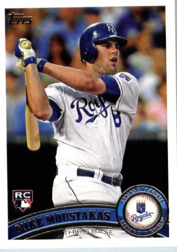 2011 Topps Update Baseball Rookie Card IN SCREWDOWN CASE #US192 Mike Moustakas Mint