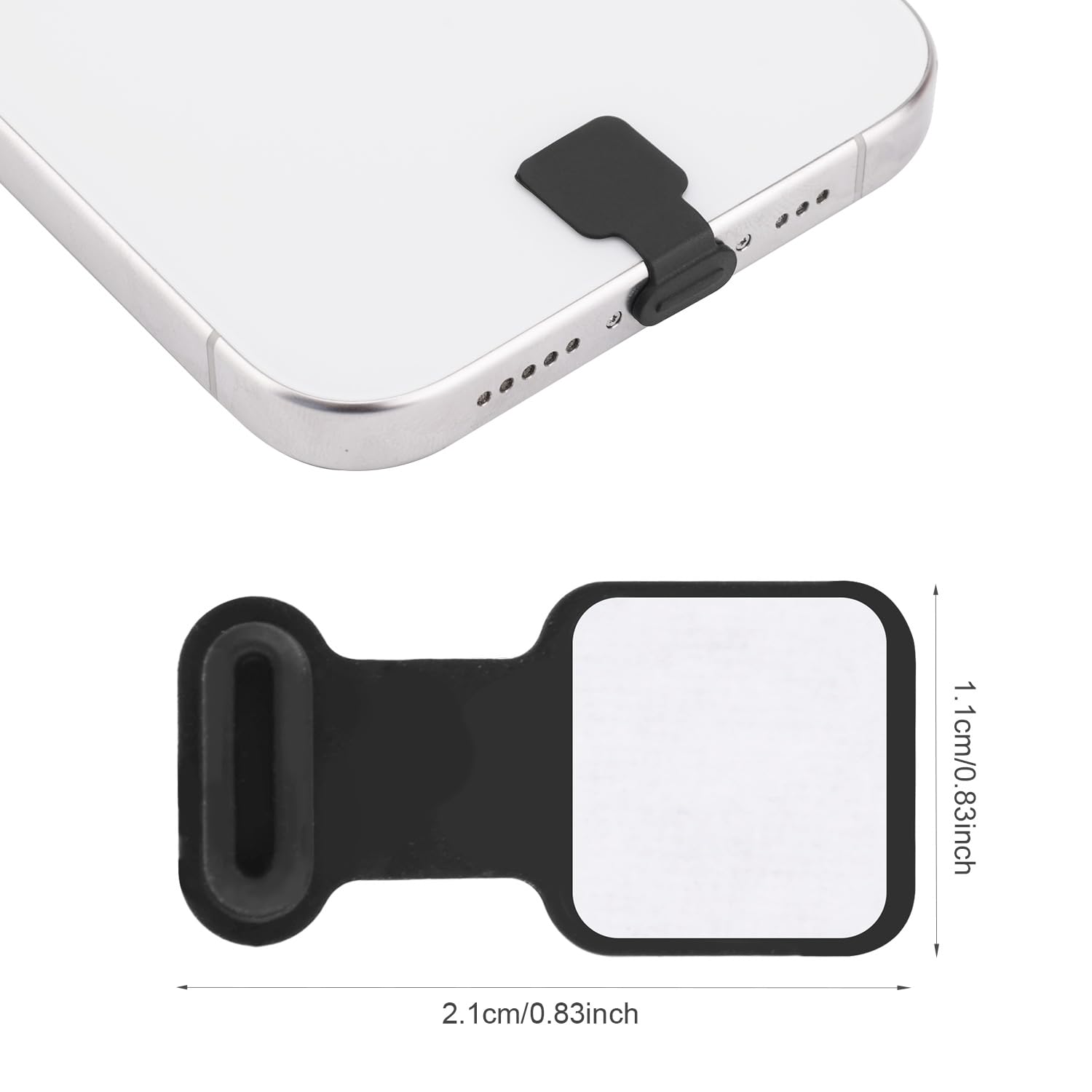 Kit Tappi Antipolvere USB-C E Coperture Per Altoparlanti – 4 Tappi + 20 Adesivi + Strumenti Di Pulizia Per IPhone 15/16 E Dispositivi Tipo C