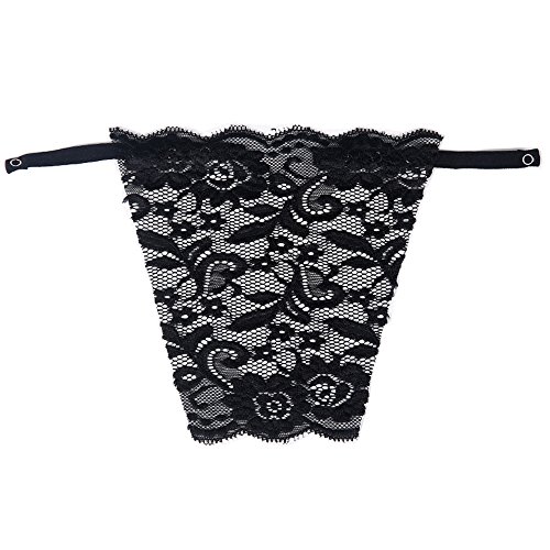 Metyou Lady Lace Clip-Mock camisola sujetador Insertar Overlay Modesty Panel chaleco