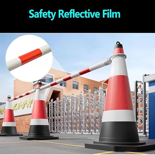 Barre de cônes de signalisation extensible barrière sécurité 1,2-2m - 7