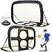 PodiuMax 2 in 1 Pop Up Kids Soccer Goal - Indoor/Outdoor Soccer Target Net for Improving Passing and Shooting Accuracy | Portable with Carrying Bag