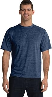 Charles River Apparel Men's Space Dye Moisture Wicking Performance Tee