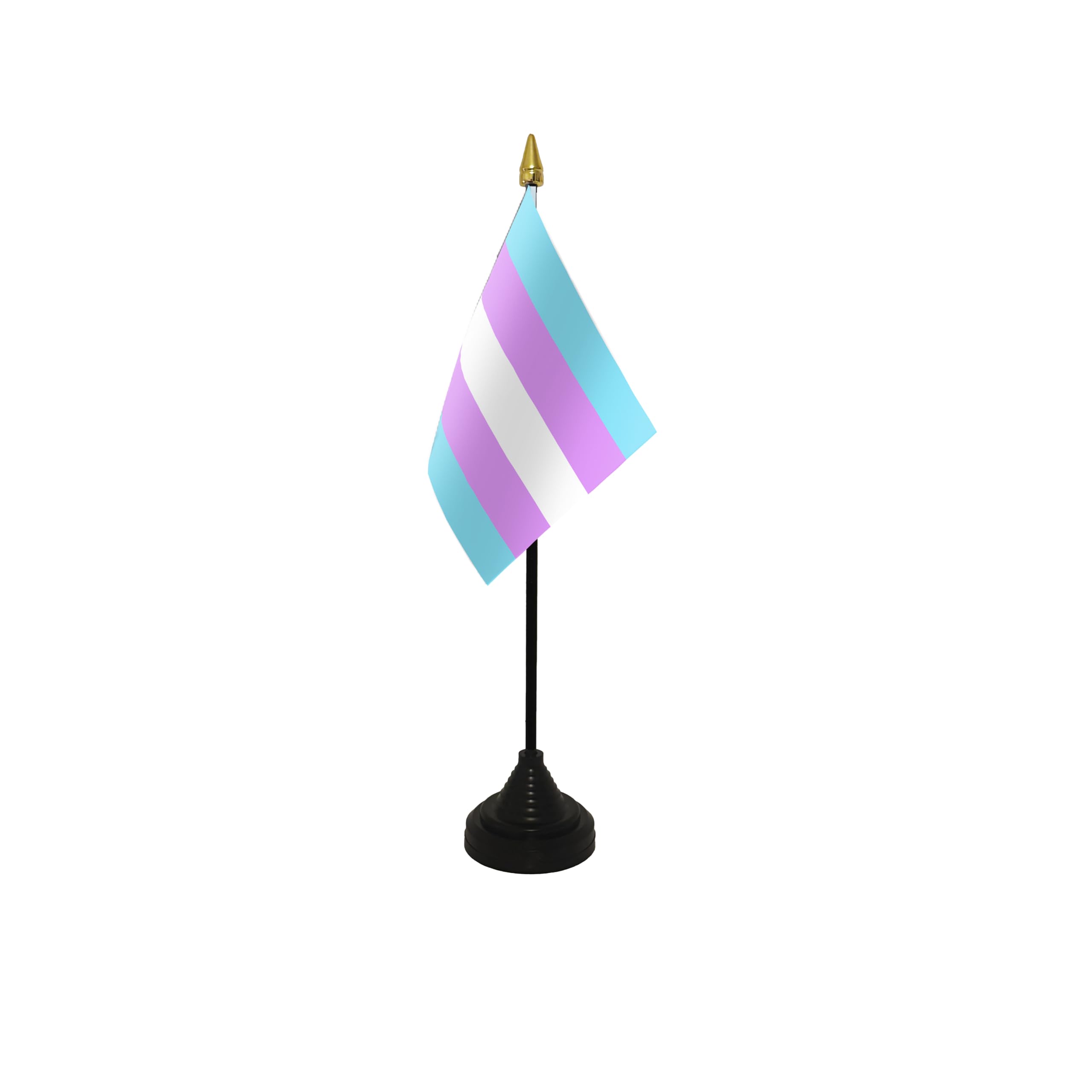 Flagtex Transgender (New) Small Table Flag With Black Base