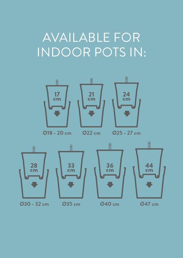 elho Self-Watering System 21 - Accessories for Indoor & Accessories - Diameter 20.7 x H 19.5 - Living Black