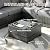 MOCHITO 7 Pieces Outdoor Patio Furniture Sets, All-Weather Sectional Sofa Grey PE Rattan Wicker Conversation Set with Glass Table and Washable Grey Cushions for Backyard,Sunroom,Garden,Porch