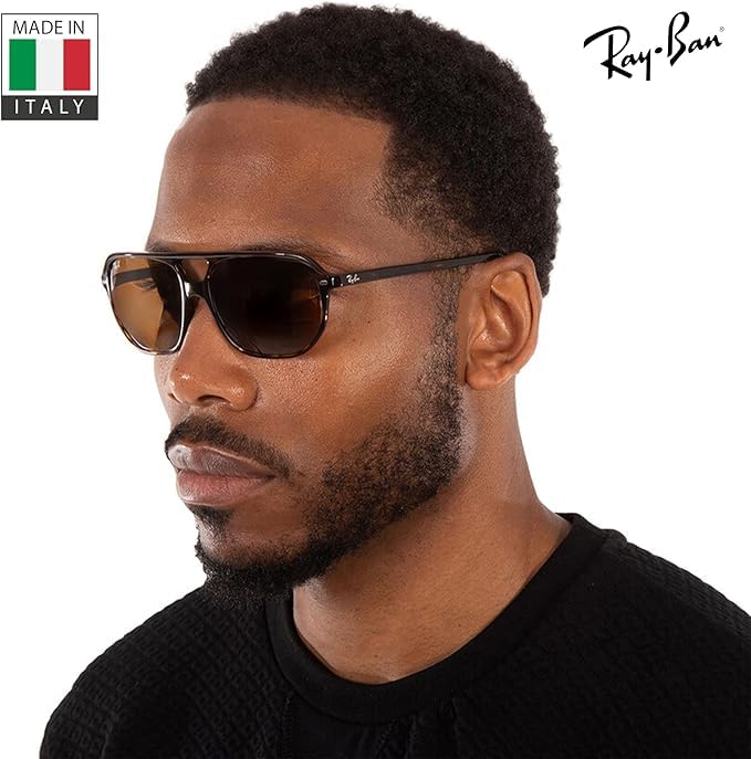 Image of Ray-Ban RB2205 BILL ONE Square-Round Shaped Sunglasses for Men & Women with Official RAYBAN Eyewear Kit
