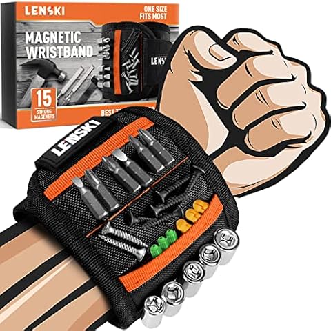 Lenski Gifts for Men Magnetic Wristband, Father s day Gifts for Dad, DIY Tools Gadgets for Men Gifts, Birthday Gifts for Him, Gifts for Men Who Have Everything, Valentines Gifts for Men Cover