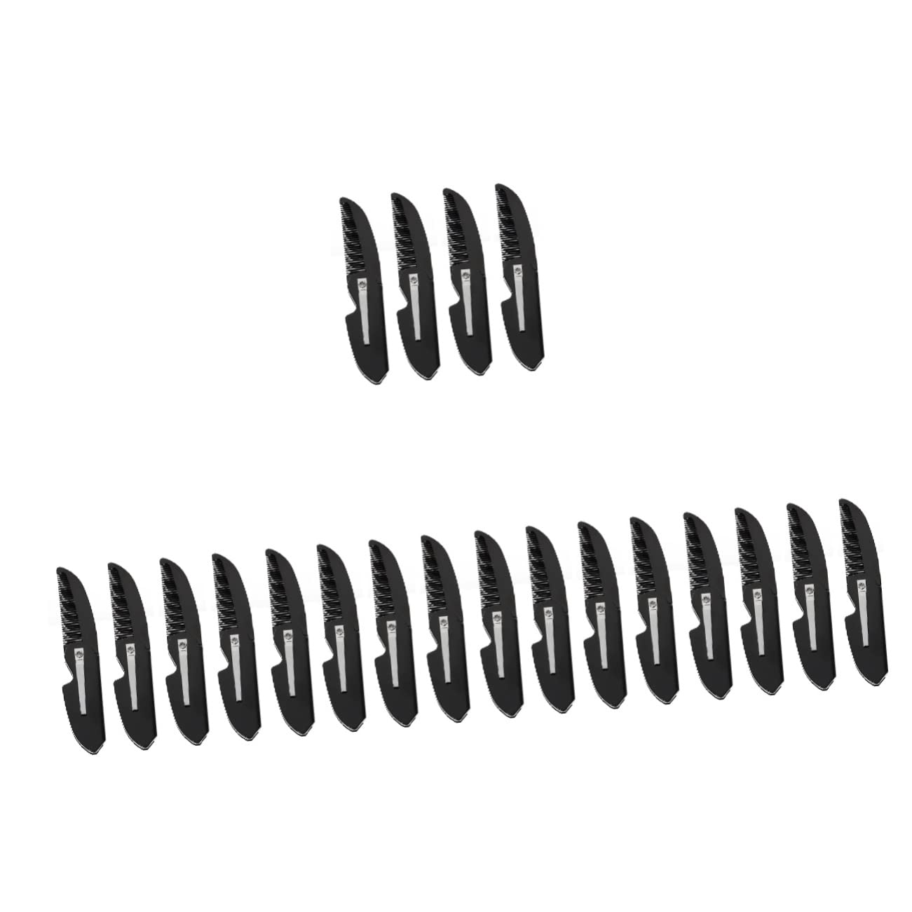 Mipcase 20pezzi Pettine Da Barba Di Combs Per Uomo Accessorio Pratico e Stile Elegante Per Uso Professionale e Domestico