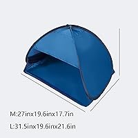 Vista 4 de Tienda de campaña de playa, portátil portátil impermeable y bolsa de protección solar, con bolsa de transporte, tienda de playa automática