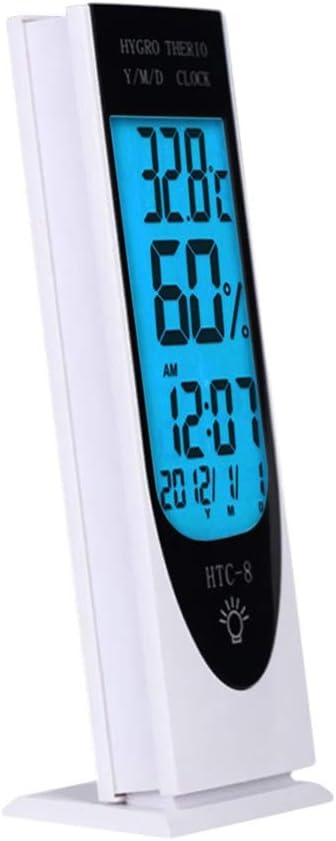High Accuracy Digital LCD Hygrometer Humidity Thermometer Temperature Meter Clock