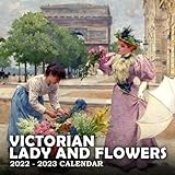  Victorian Lady And Flowers 2022 - 2023 Calendar: Vintage Arts Picture Calendar 2022 - 2023 Lunar Moon Phases  Kalender Calendario Calendrier  BONUS 8 Months 2022