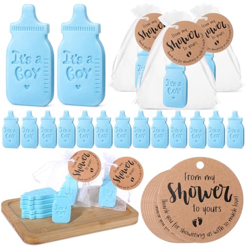 Swiffen 50 Set Baby Shower Soap Party Favors Baby Bottle Soaps, It's A Boy