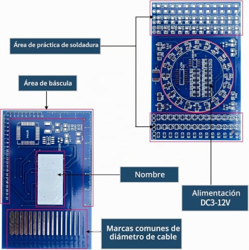 Miniatura 5 de Podazz Kit De Entrenamiento De Habilidad De Soldadura Smd Smt Diy