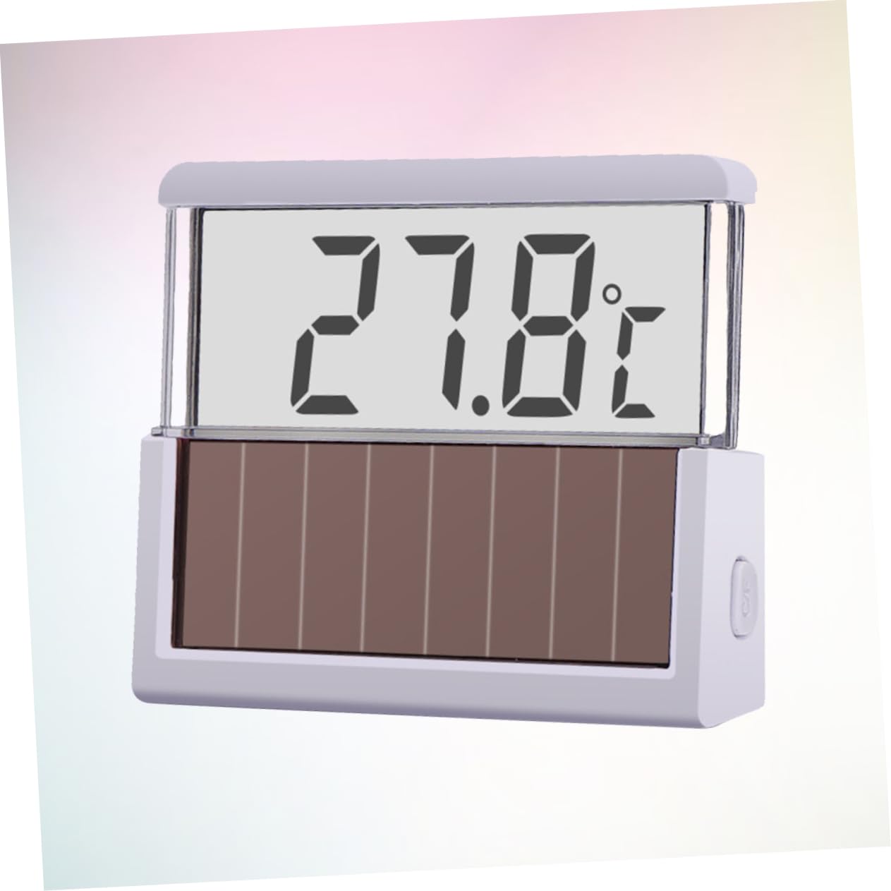 Housoutil 3 Stücke Digital Aquarium Thermometer Solar-powered Aquarium Wasser Temperatur Meter Mini Compact Design