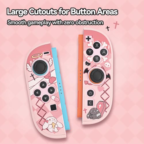 Image of GeekShare Slim Protective Case Compatible with Switch 2 (2025), Anti-Scratche and Shock-Absorption Dockable Hard Shell for Switch 2 Game Console - Gothic Bunny