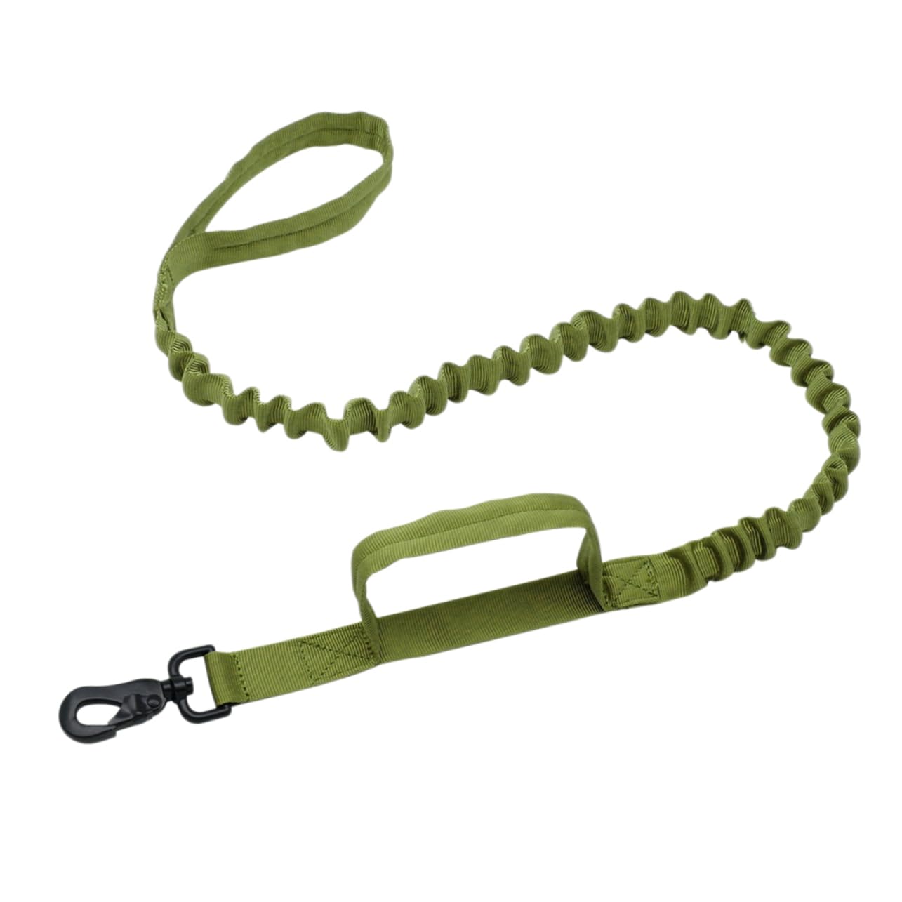 Kisangel 3pièces Laisse Entraînement pour Chien Réglable Nylon Élastique Couleur Verte Parfaite pour Formation Activités Extérieures