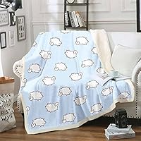 Coperta Leggera In Microfibra Con Api A Nido D'ape, 101x76 Cm, Morbida E Lavabile In Lavatrice - 4