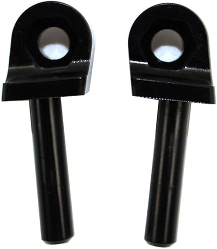 Miniatura 2 de Easygo - Par de tornillos fijos para parabrisas de motocicleta para BMW R1200GS ADV 2004-2012, Negro