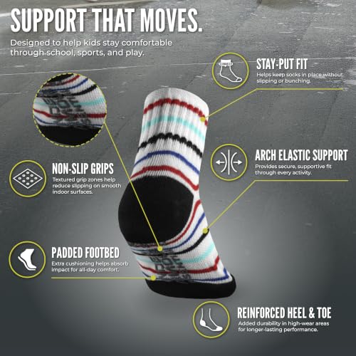 Image of Under Armour boys Multi Pack Essential Quarter Sock