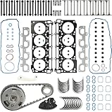 6.4 Hemi Engine Head Gasket Set Timing Chain Kit for Chrysler 200 300 Challenger Dodge Avenger Charger Journey Ram 1500 Jeep Grand Cherokee Wrangler 6.4L Pentastar OE#ES72200 53022115AH