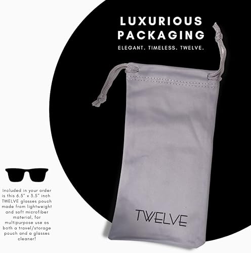 Miniatura 3 de TWELVE Lentes de bloqueo de luz azul, filtro UV y luz azul, antirreflejos, para computadora y juegos, reducen la fatiga ocular digital, sin receta,