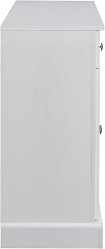 Miniatura 8 de Armario de almacenamiento con 2 cajones y 4 puertas estantes ajustables, aparador de cocina, gabinete de buffet, mesa de consola para comedor, sala