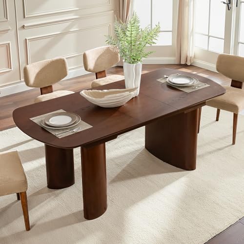 Extendable Modern Dining Table for 6-8 People