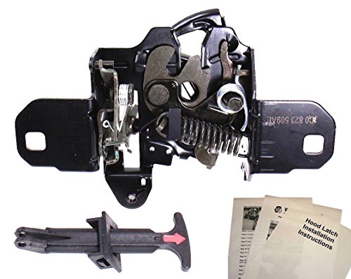 Hood Latch Lock Catch with Pull Handle + Instructions Compatible With Volkswagen VW New Beetle