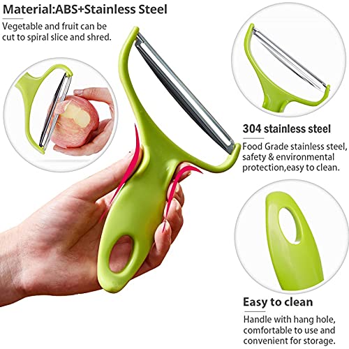 Mandolina para cortar y rallar verduras frutas miniatura 6