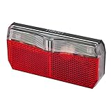 ✅ 3 superhelle 0,2 Watt LED's mit 3 Candela Helligkeit. Wasserabweisende Bauart. 220° Leuchtwinkel für extra Sicherheit. Leuchten Inkl. Großflächenrückstrahler Cateye mit Zulassung. Standlichtfunktion für mehr Sicherheit.