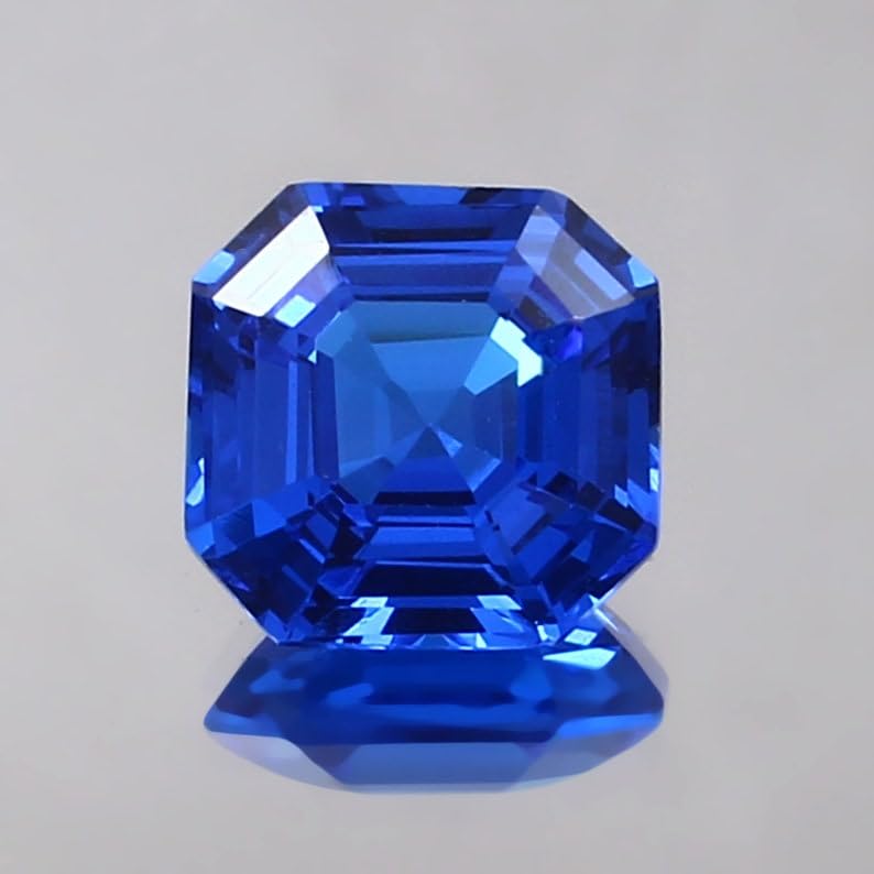 Spinelle bleu de Ceylan Asscher : pierre précieuse de prestige - 2