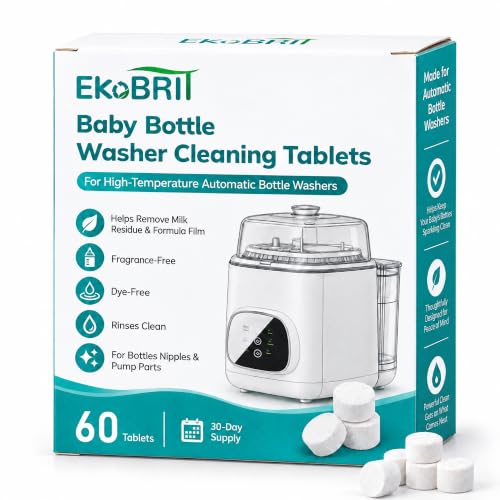 Detergent Tablets for All Baby Bottle Washers for Milk Residue Remove