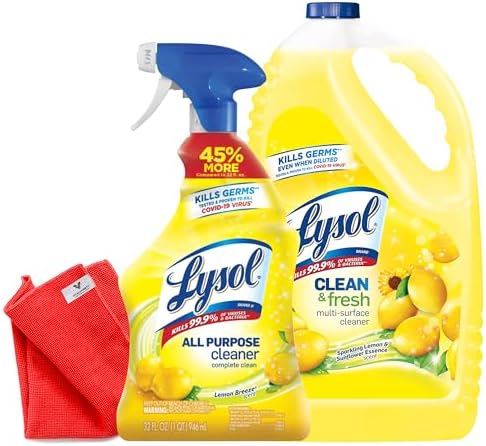 Bundle of Lysol, Lemon...