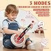 TOP BRIGHT Kids Guitar, Toddler Musical Instrument Toys for 3 4 5 Year Old Boys Girls Gifts, 3 in1 Electric Guitar