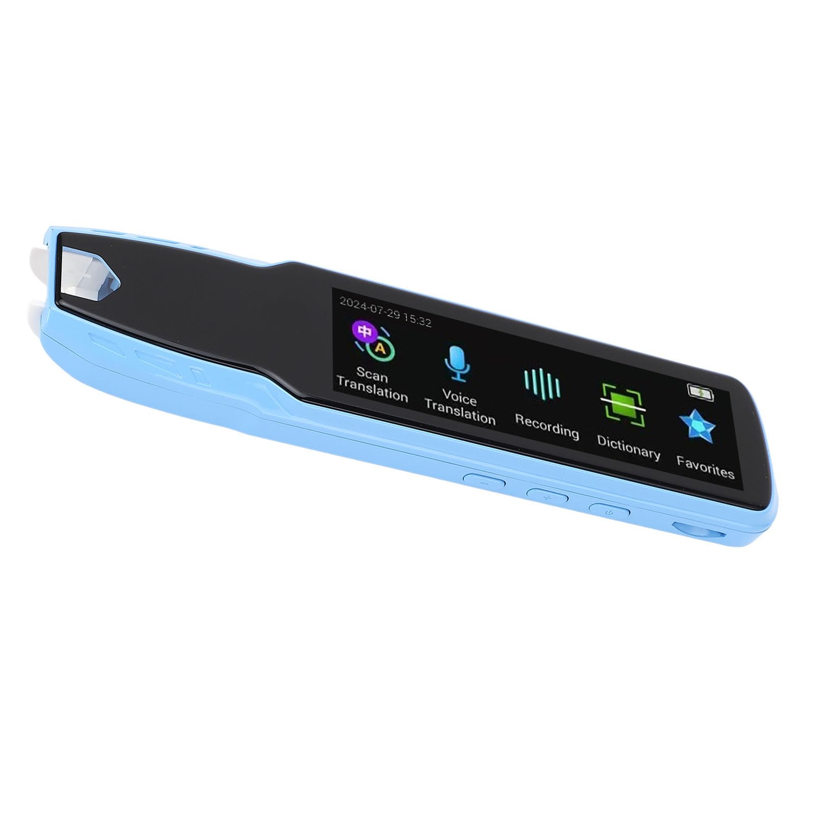 Jeffergarden Penna di Traduzione Penna Portatile per Traduttore Linguistico con Scansione di Online Offline Traduzione 1050mAh Funzione di Registrazione per Studenti Viaggiatori Che Leggono Libri di