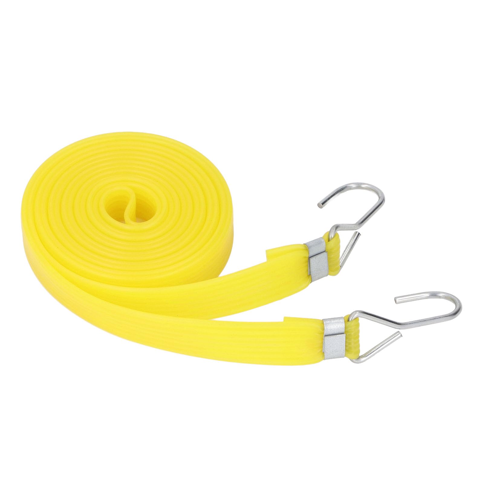 Lot de 10 tendeurs robustes avec crochets, sangles élastiques plates, corde d'arrimage pour le transport de marchandises, la sécurisation des bagages sur les porte-vélos et les (4m)