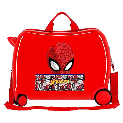 Miniatura 3 de Marvel Spiderman Comic, Equipaje Para Niños, Rojo Red , 50x38x20 Cms