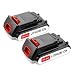 Produktbild [2 Stück] OPSON BL2018 18V 2,0Ah Li-ion Ersatz Akku für Black & Decker 18V BL2018 LBXR20 LBXR2020-OPE LB20 LBX20 BL2018-XJ GKC1825L GTC1850L20 STC1820 Werkzeugakkus