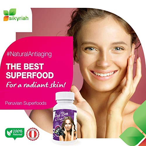 Sikyriah Red Maca And Acai Berry Capsules For Women – Energy Booster - Hormonal Balance - Super Antioxidants And Antiaging - Natural Resveratrol - 2 Bottles (200 Capsules) #TOP3