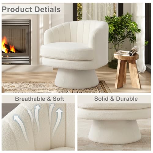 Sillón Plegable Sherpa Beige miniatura 3