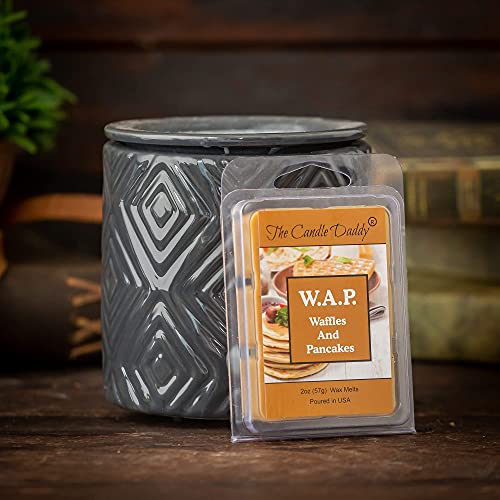 The-Candle-Daddy-WAP-Waffles-and-Pancakes-Waffles-and-Pancakes-with-Syrup-and-Butter-Scented-Melt-Maximum-Scent-Wax-CubesMelts-1-Pack-2-Ounces-6-Cubes-WAP The Candle Daddy WAP Waffles and Pancakes Waffles and Pancakes with Syrup and Butter Scented Melt Maximum Scent Wax CubesMelts 1 Pack 2 Ounces 6 Cubes WAP