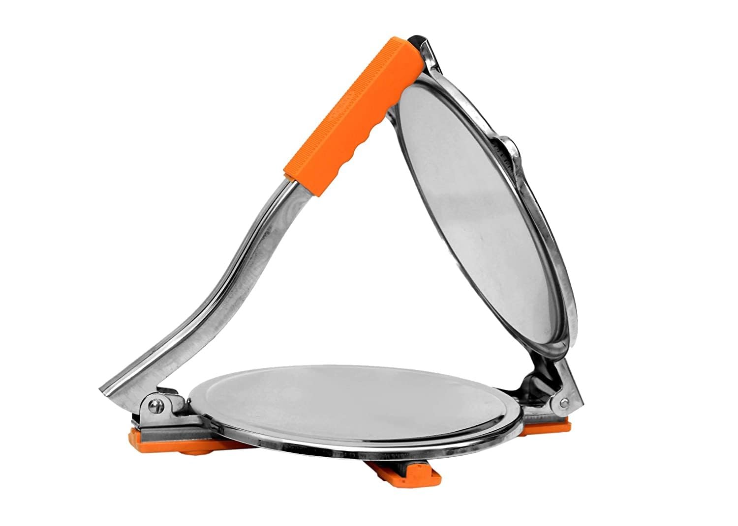 Stainless Steel Puri Maker Press Machine, Manual Hand Press with Handle, for Making Papad, Khakhra, Puri-image-43